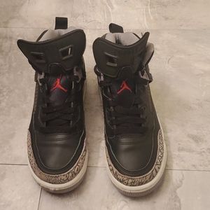 Nike Air Jordan Spizike Black Cement Red Gray